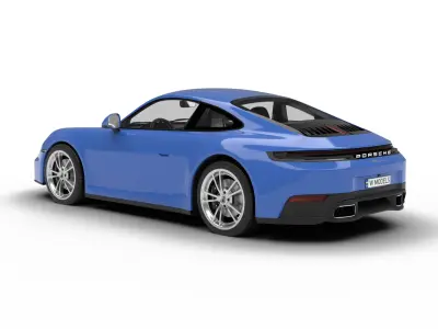 Porsche 911 Carrera 2025 3d model  3D model