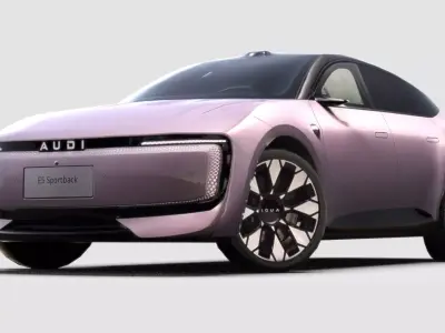 Audi E5 Sportback 2025 Low-poly 3D model