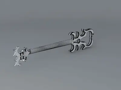 Strange guitar Free 3D model
