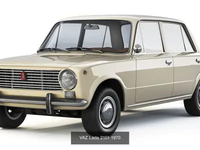 VAZ-2101 2102 Zhiguli  collection 3D Model Pack