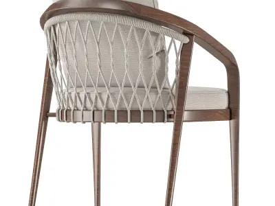 sette garden rako chair 3D model