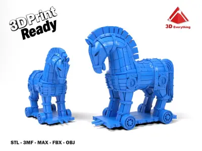 Trojan Horse 3D print model