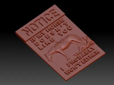 Notice  3D print model