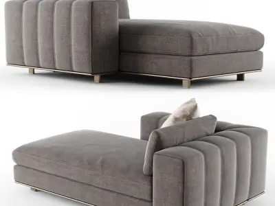 FREEMAN Chaise Longue 02 3D model