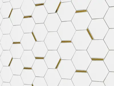 Tiles 3D Mosaic Chic 3D Experience Wall tiles 3D model