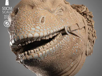 STAR WARS Dewback Wall 3D print model