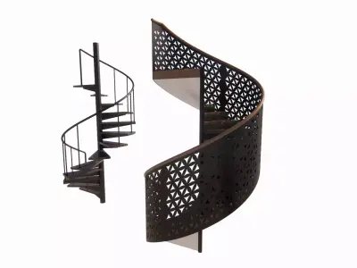 Spiral staircase -B11 3D model