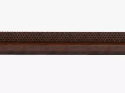 27 Feet Long Tufted Banquette 3D model