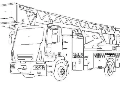 3D Fireman Buckle for belt 3D print model