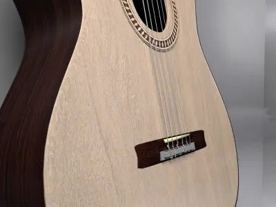 Classical Guitar 3D model