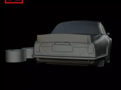 Jaguar BROADSPEED XJ12 COUPE  1970 3D model