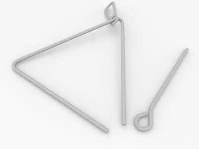 Triangle Instrument 3D model