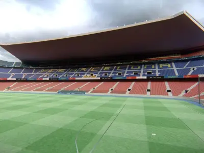 Camp Nou Stadium FC Barcelona Football Arena Low-poly 3D model