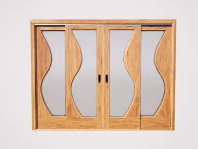 Sliding door 06 3D model