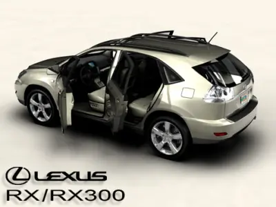 Lexus RX RX300 2004 3D model