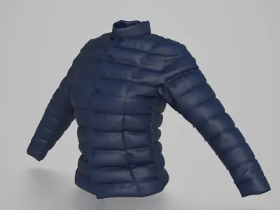 WINTER JACKET WOMAN 3D model