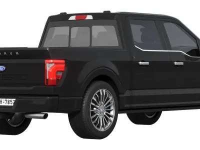 F-150 Platinum 2024 3D model