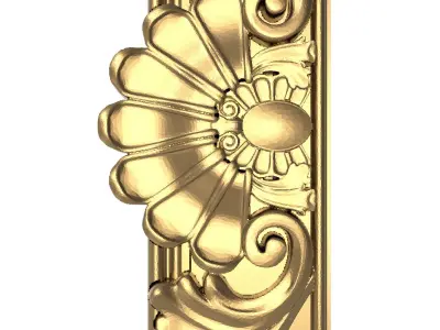 Carved Picture Frame 3D model