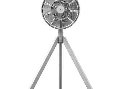 Balmuda Green Fan Low-poly 3D model