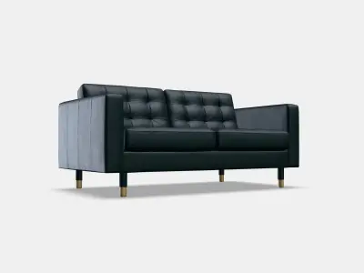 LANDSKRONA Two-seat sofa Low-poly 3D model