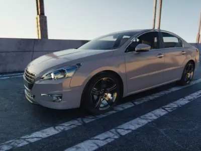 PEUGEOT 508 3D model 3D model