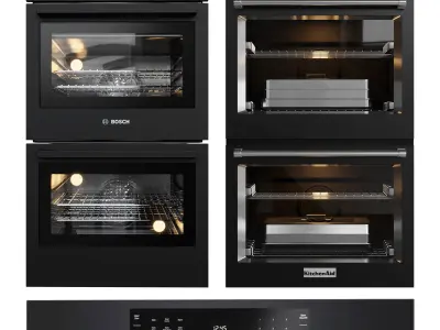 Bosch neff kitchenaid ovens 3D model