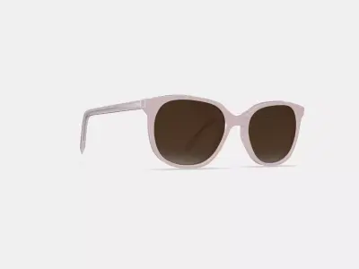 Laurel Sunglasses in Elderflower Crystal 3D model