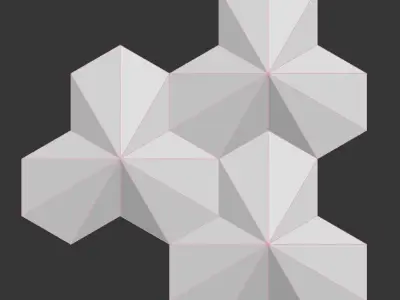 3d Panel wall panels - polystyrene Low-poly 3D model