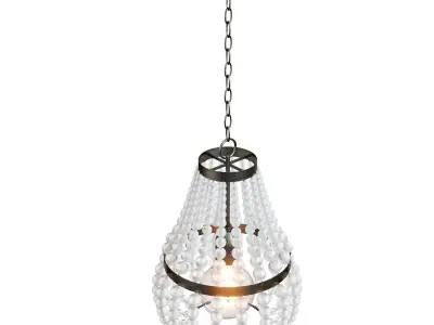 Crate and Barrel - Genevieve Chandelier 3D model