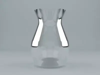 3D Vase  Low-poly 3D model