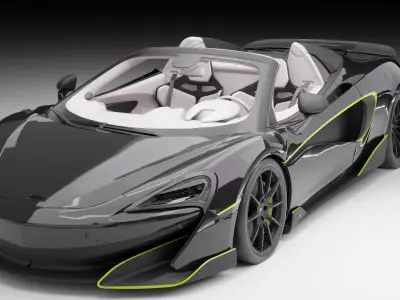 McLaren 600LT Spider 3D model