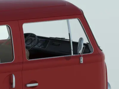 Volkswagen BUS 3D print model
