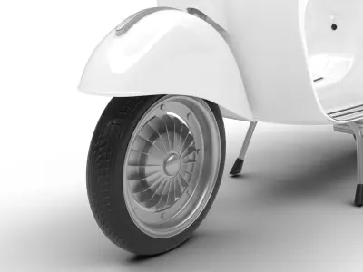Vespa 125 ET3 1967 3d model 3D model