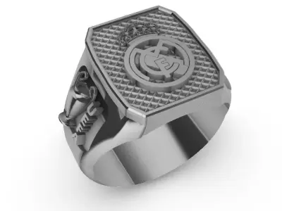 REAL MADRID CR7 RING  3D print model