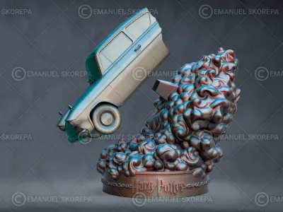 HARRY POTTER WEASLEY CAR 3D print model