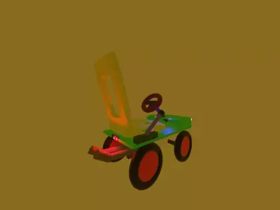 Toy-Car sportBlender 3D print model