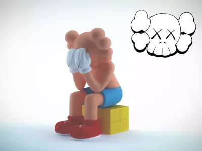 Kaws Sad 3D model