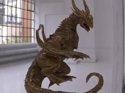 Dragon lizard 3D model