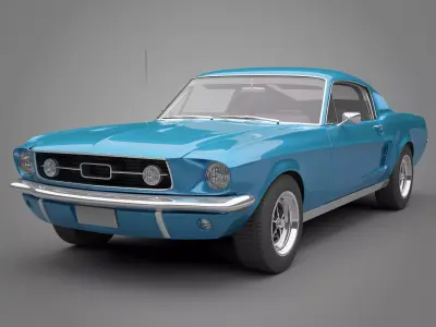 Generic Old Car 02 3D model purchase