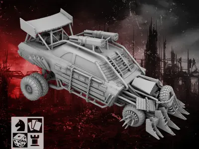 Mad car 2 3D print model