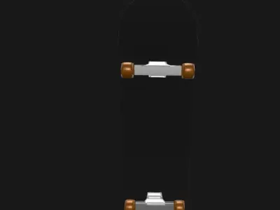 Low polySkate Free low-poly 3D model