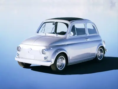 Fiat Abarth 595 SS 1957 Low-poly 3D model