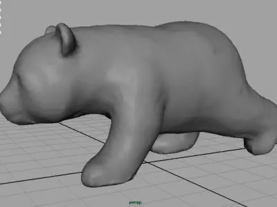 Panda Walking 3D model