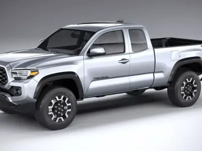 Toyota Tacoma Access Cab TRD 2020 3D model