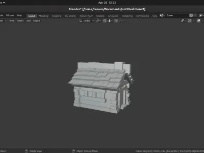 small house 3D model