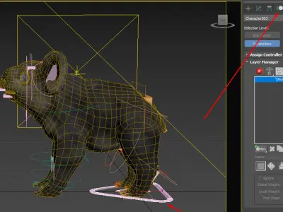 koala  rig  high-poly  textured 3D model