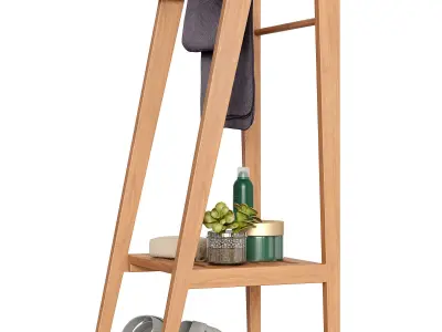 Kave Home Kuveni towel rack 3D model