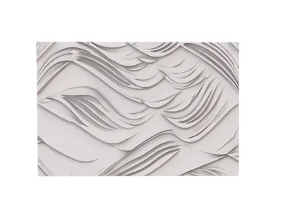 decor set wall panel wall relief mural CNC 38 3D model