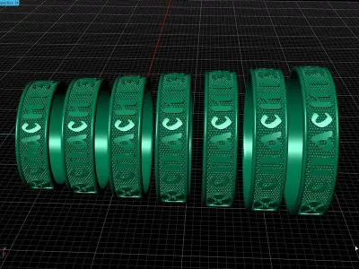 Prayer Ring 3D print model