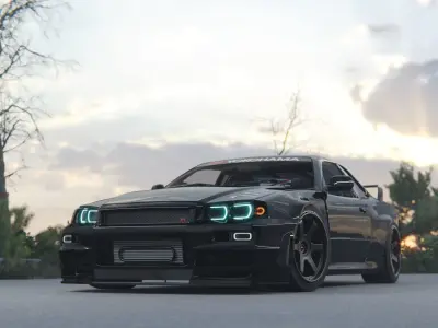 Nissan R34 Skyline Skyline twin Turbo 3D model